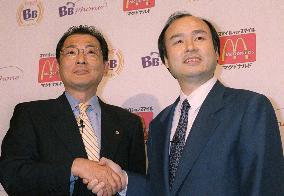 Softbank, McDonald's Japan to tie up in Internet businesses